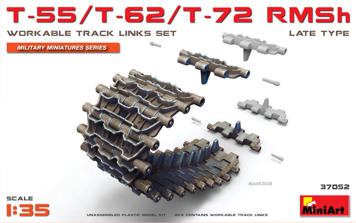 1/35 T-55/T-62/T-72 RMSh Workable Track Links Set.Late Type