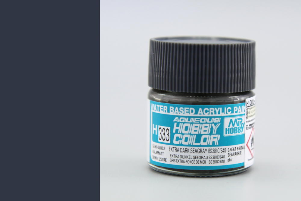Hobby Color - Extra Dark Seagray BS381C/640 - Extra tmavá mořská šedá - 10ml