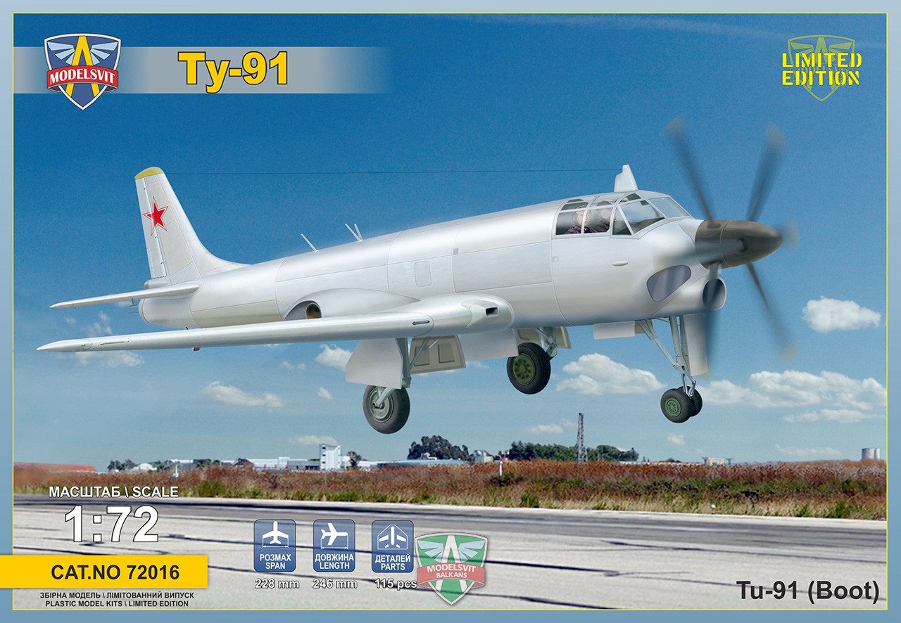 1/72 Tupolev Tu-91 Naval attack aircraft