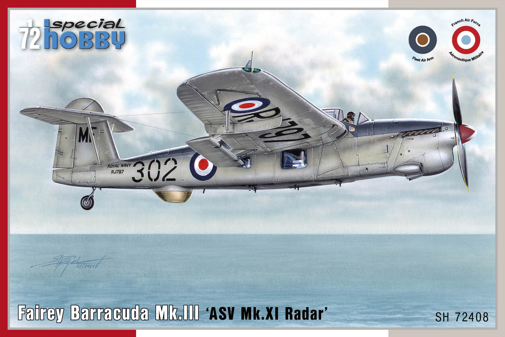 1/72 Fairey Barracuda Mk.III 'ASW Mk.XI Radar'