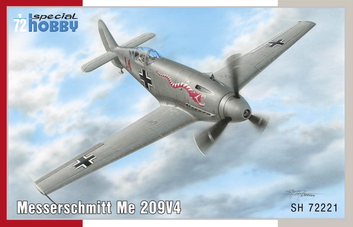 Scale plastic kit 1/72 Messerschmitt Me 209V-4