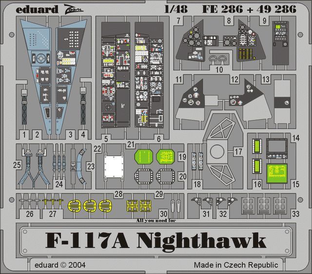 1/48 F-117A for TAMIYA kit