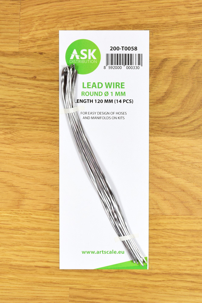 Lead Wire - Round Ø 1 mm x 120 mm (14 pcs)