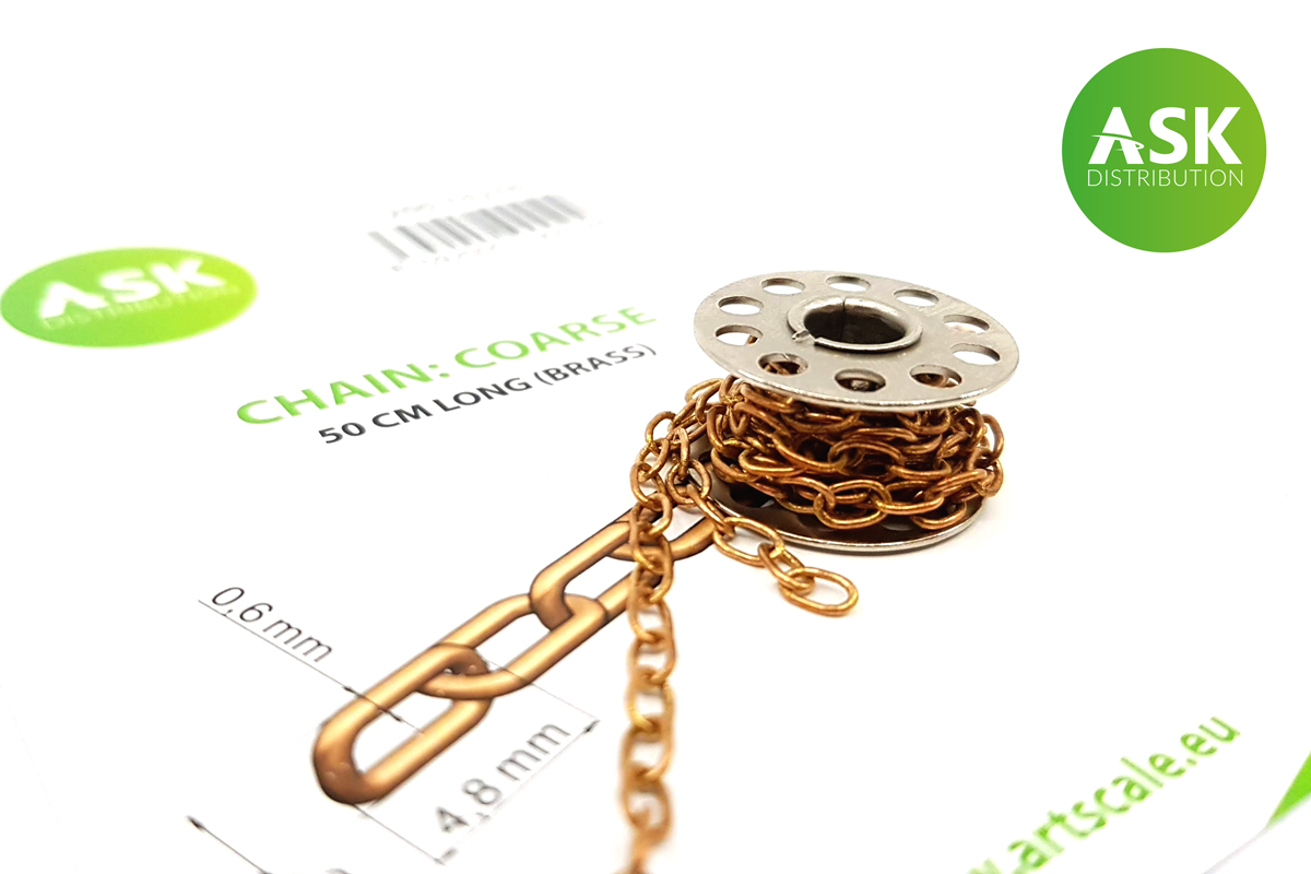 Chain: Coarse - 50 cm long (brass)