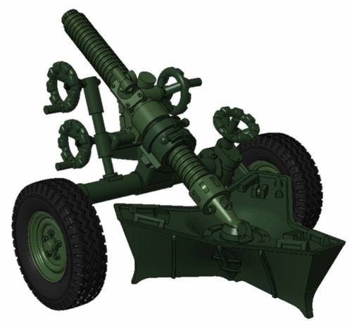 1/72 MO-120-RT-61,120mm rifled towed mortar,Model