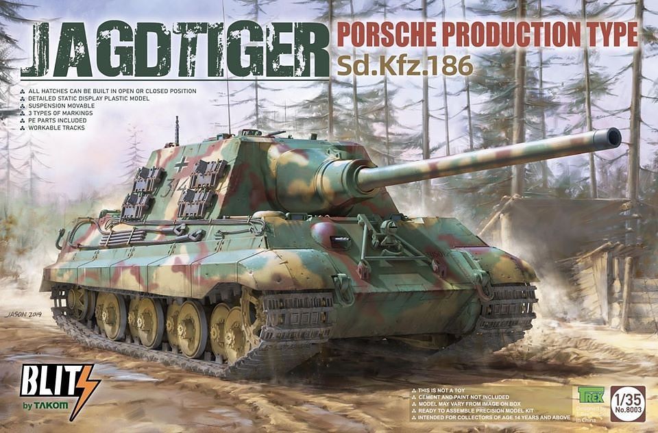 1/35 Jagdtiger Porsche Produktion Sd.Kfz.186