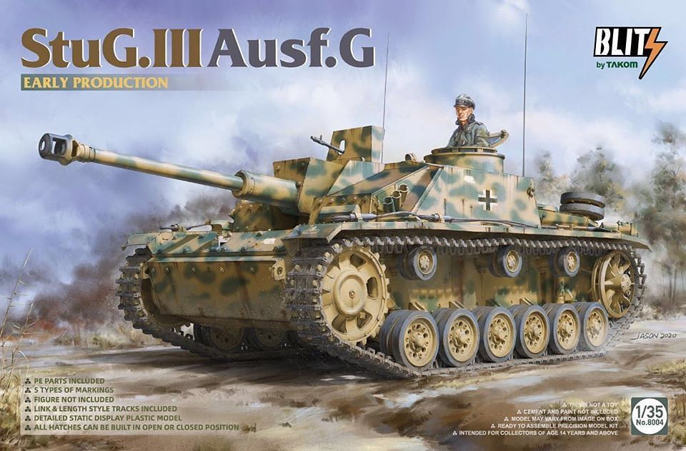 Das Werk 1:35 STUG III Ausf G/STUH 42 2in1 avec zimmerit military model kit 