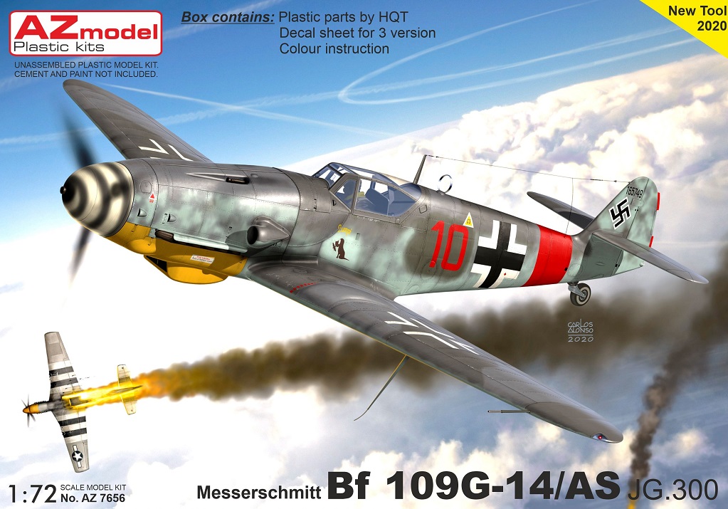 /JG3 1944 Germany Plastic Model #37256 Easy Model 1/72 Germany BF-109G-6 VII 