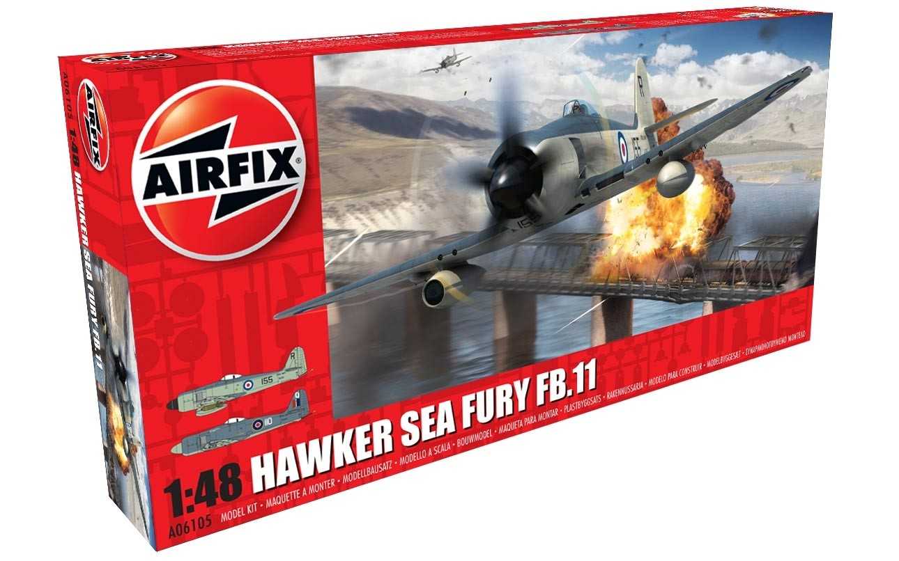 Resin aires 4750  1/48 Hawker Sea Fury Wheel Bay For Airfix 