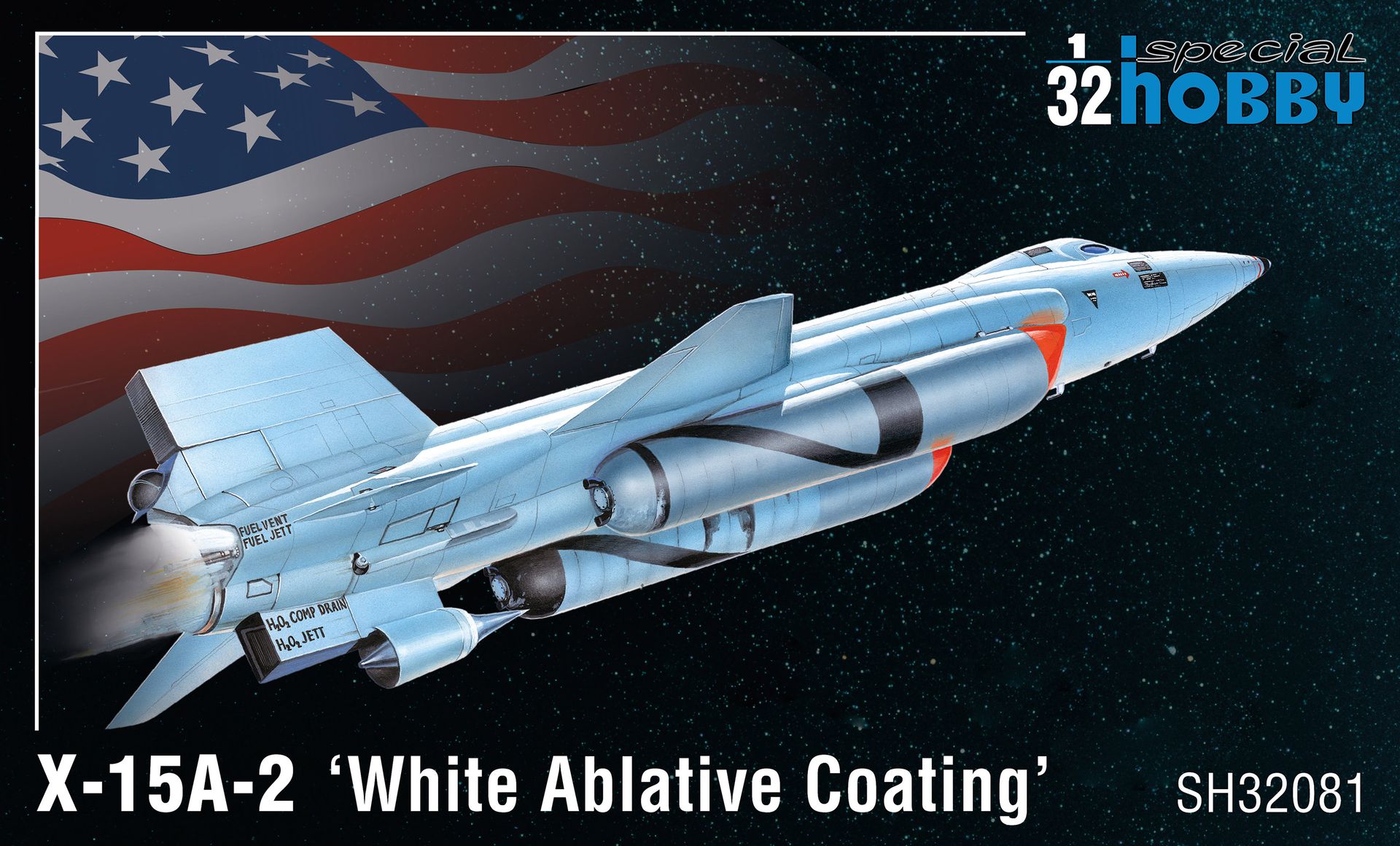 1/32 X-15A-2 ‘White Ablative Coating’ 