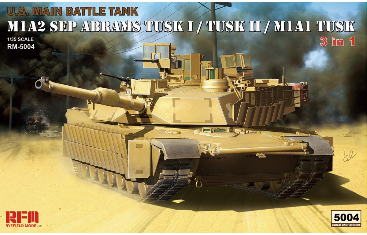 1/35 M1A2 SEP Abrams Tusk I/Tusk II/M1A1 Tusk | Vše pro modeláře Art Scale