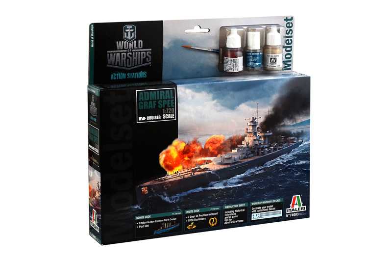 Model Set World of Warships 74003 - Admiral Graf Spee (1:720)