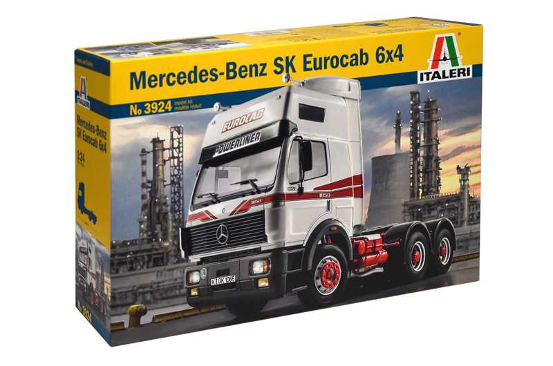Model Kit truck 3924 - MERCEDES-BENZ SK EUROCAB 6x4 (1:24)