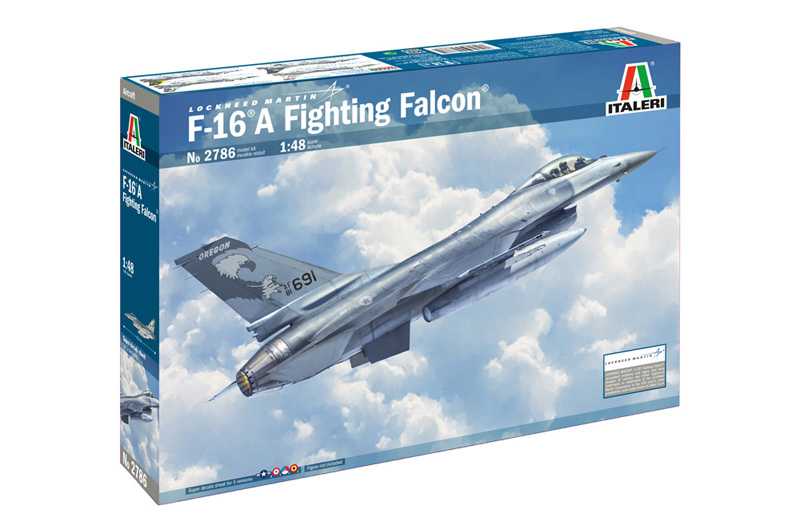 Italeri 0188 1/72 Scale Model Aircraft Kit Lockheed Martin F-16C/D Night Falcon 