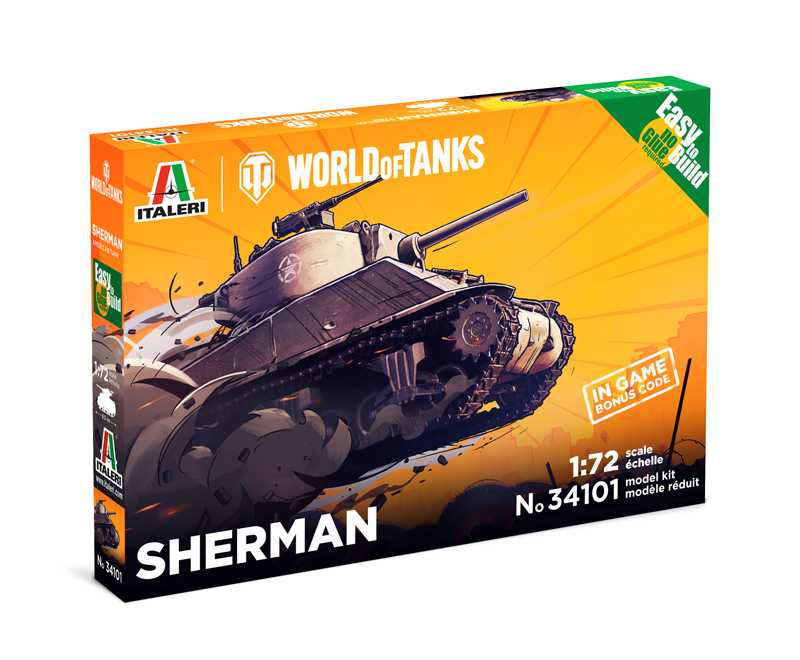 Easy to Build World of Tanks 34101 - Sherman (1:72)