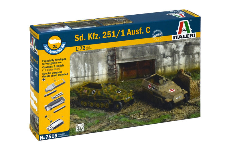 Fast Assembly 7516 - Sd.Kfz.251/1 Ausf.C (1:72)
