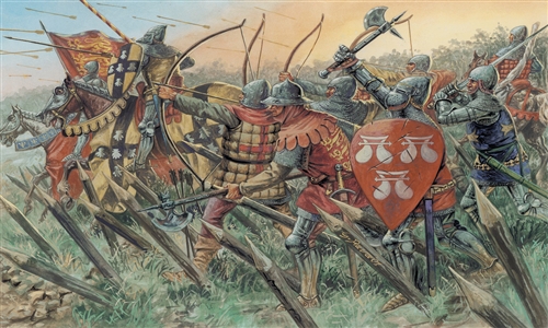 Italeri 6027 - ENGLISH KNIGHTS AND ARCHERS (100 YEARS WAR) (1:72)
