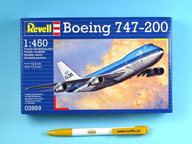 Revell 03999 - Boeing 747-200 Jumbo Jet (1:450)