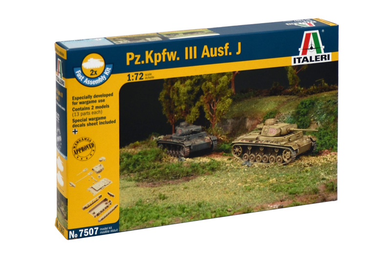 Fast Assembly y 7507 - Pz.Kpfw.III Ausf.J (1:72)