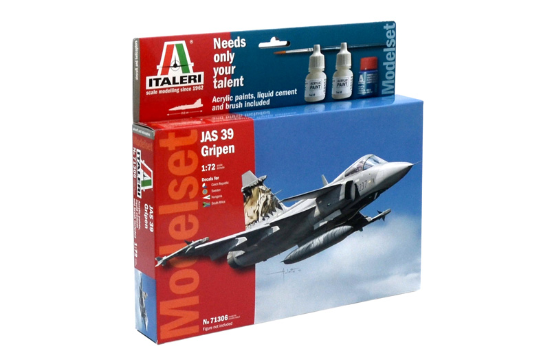 Italeri Jas 39 À Gripen Fighter Plastique Kit 1:48 Model Italeri 