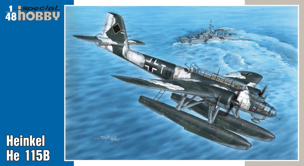 Scale plastic kit 1/48 Heinkel He 115 B