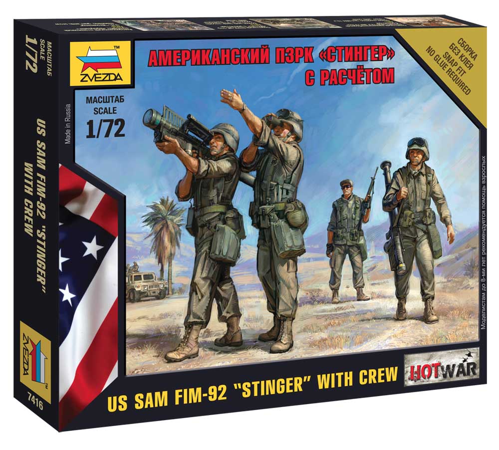 Wargames (HW) figurky 7416 - US SAM FIM-92 