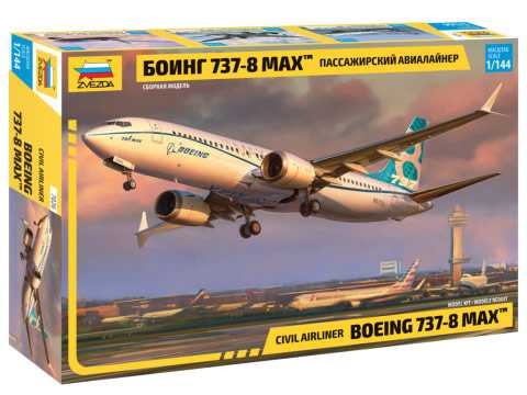 Zvezda 7026 - Boeing 737- 8 MAX (1:144)