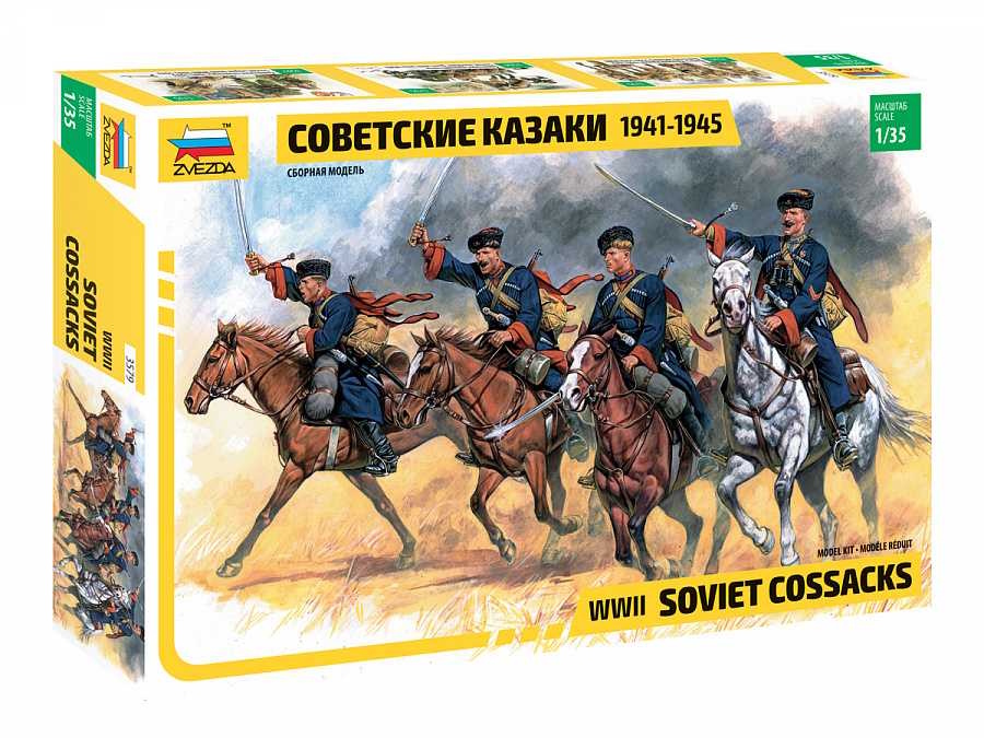 Model Kit figurky 3579 - Soviet Cossacks (RR) (1:35)