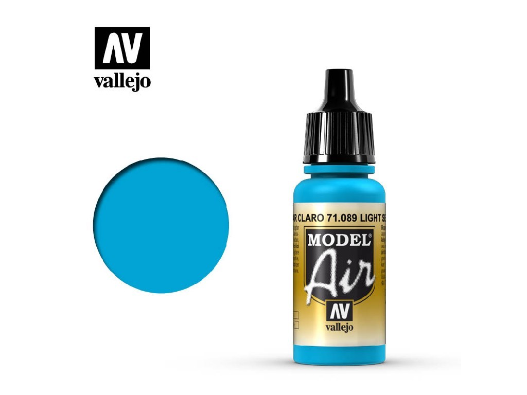Acrylic color for Airbrush Vallejo Model Air 71089 Light Sea Blue (17ml)