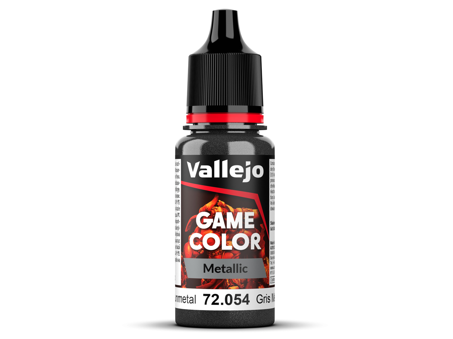 Vallejo Game Color 72054 Dark Gunmetal 18 ml.