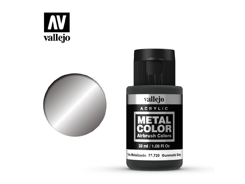 Vallejo Metal Color 77720 Gunmetal (32ml)