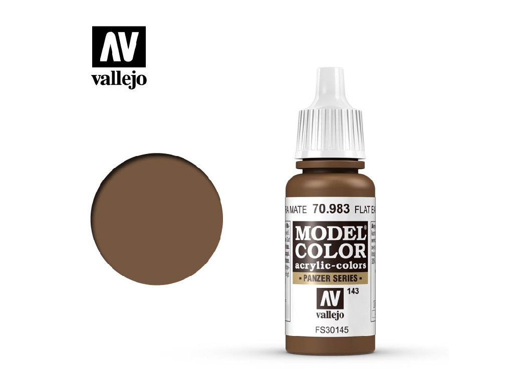 Acrylic color Vallejo Model Color 70983 Flat Earth (17ml)