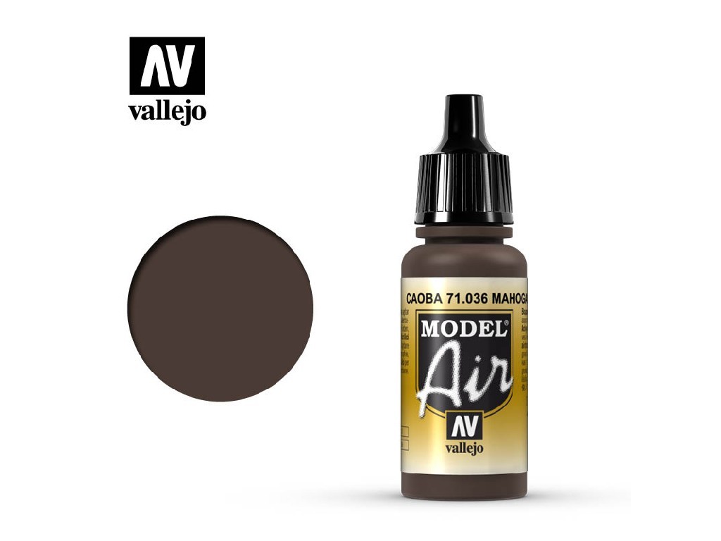 Acrylic color for Airbrush Vallejo Model Air 71036 Mahagony (17ml)