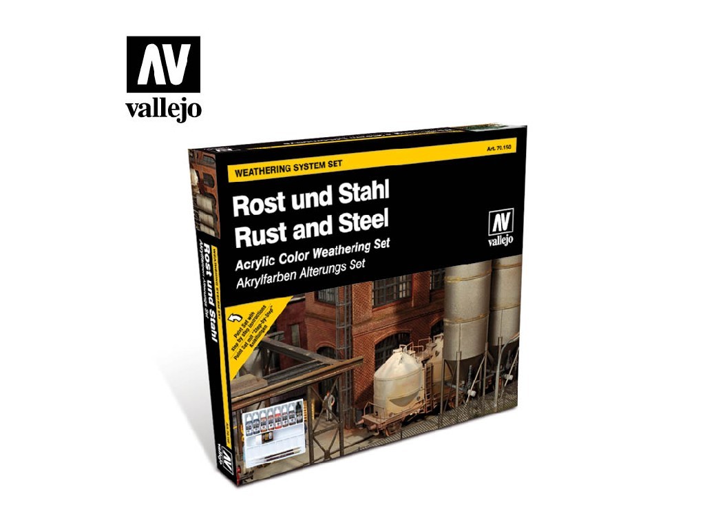 Vallejo paint set - 70.150 Rust and Steel