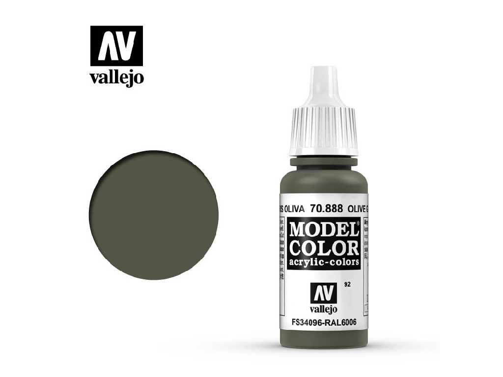 Acrylic color Vallejo Model Color 70888 Olive Grey (17ml)