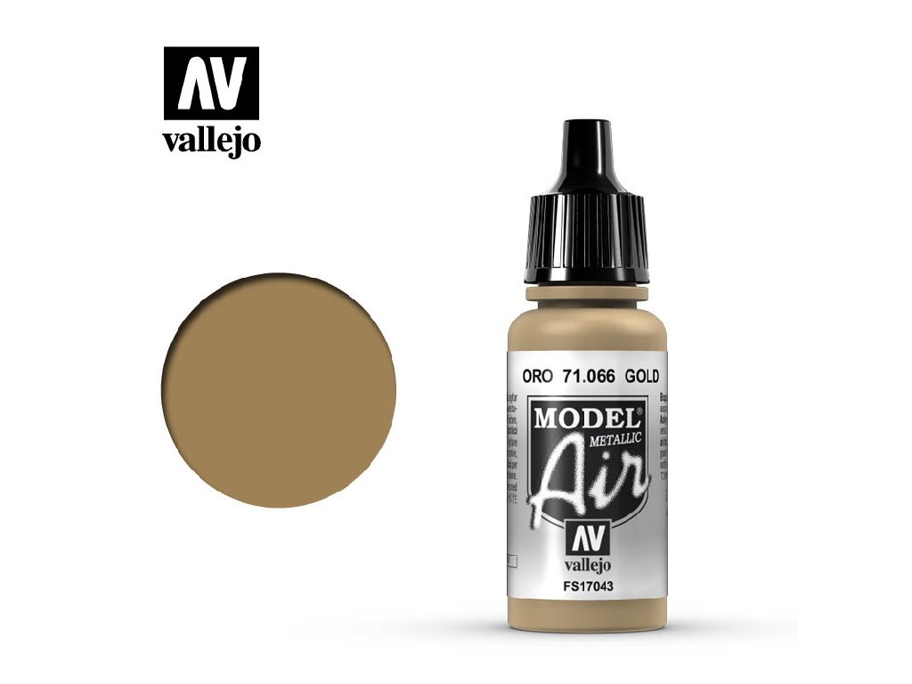 Acrylic color for Airbrush Vallejo Model Air 71066 Gold (17ml)