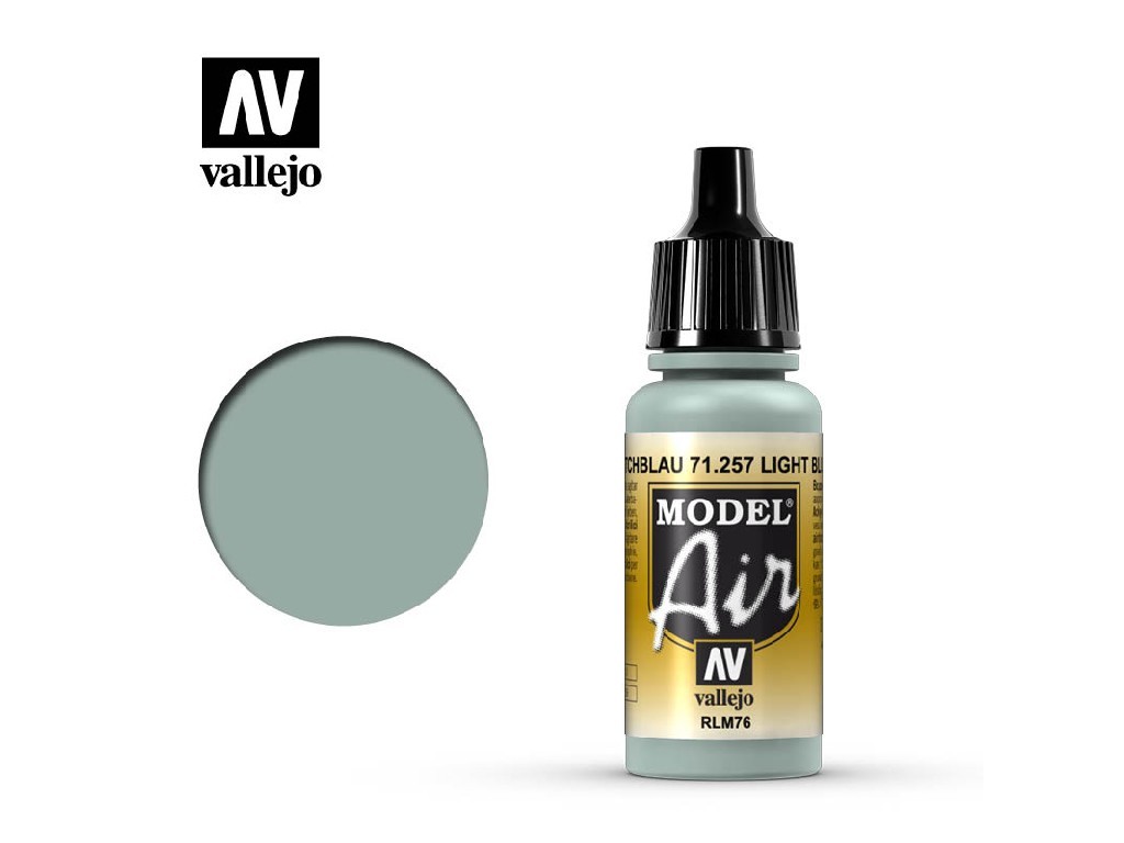 Acrylic color for Airbrush Vallejo Model Air 71257 Light Blue RLM76 (17ml)