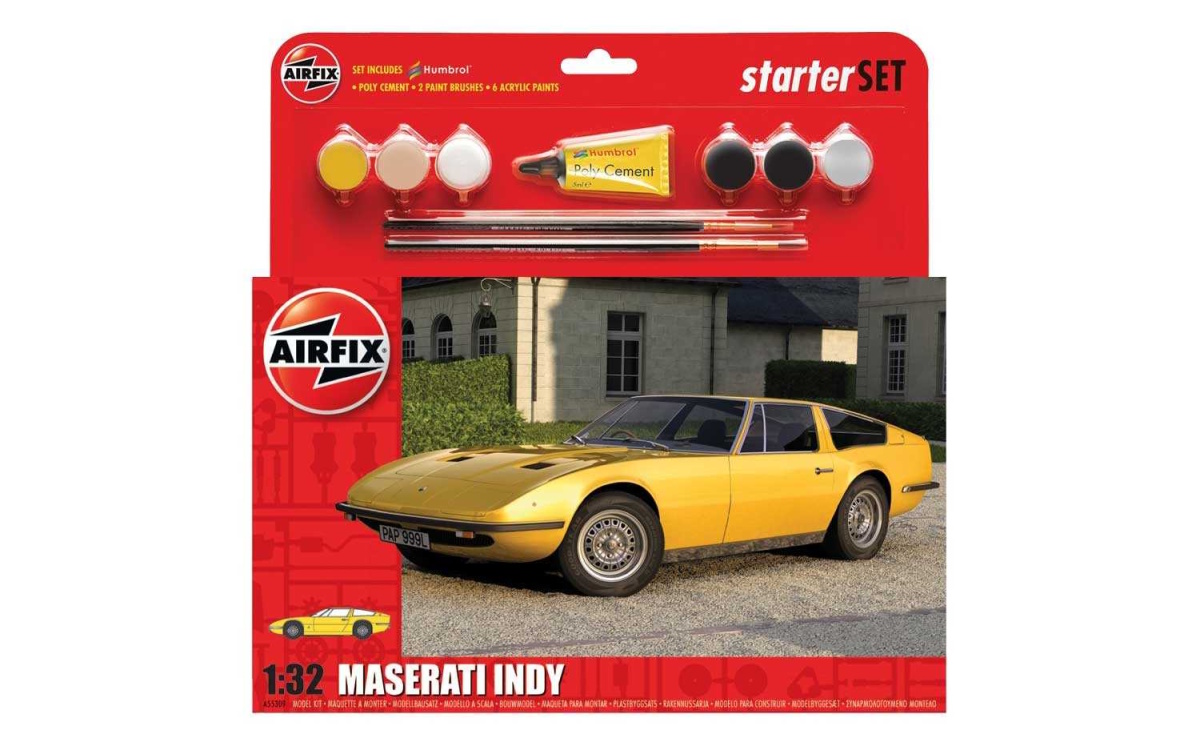 Starter Set auto A55309 - Maserati Indy (1:32) - reedice