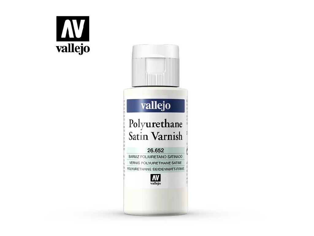 Vallejo 26652 Polyurethane Satin Varnish (60ml)