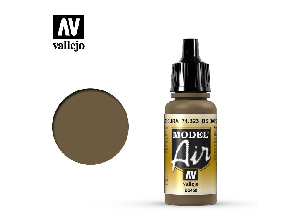 Acrylic color for Airbrush Vallejo Model Air 71323 BS Dark Earth (17ml)