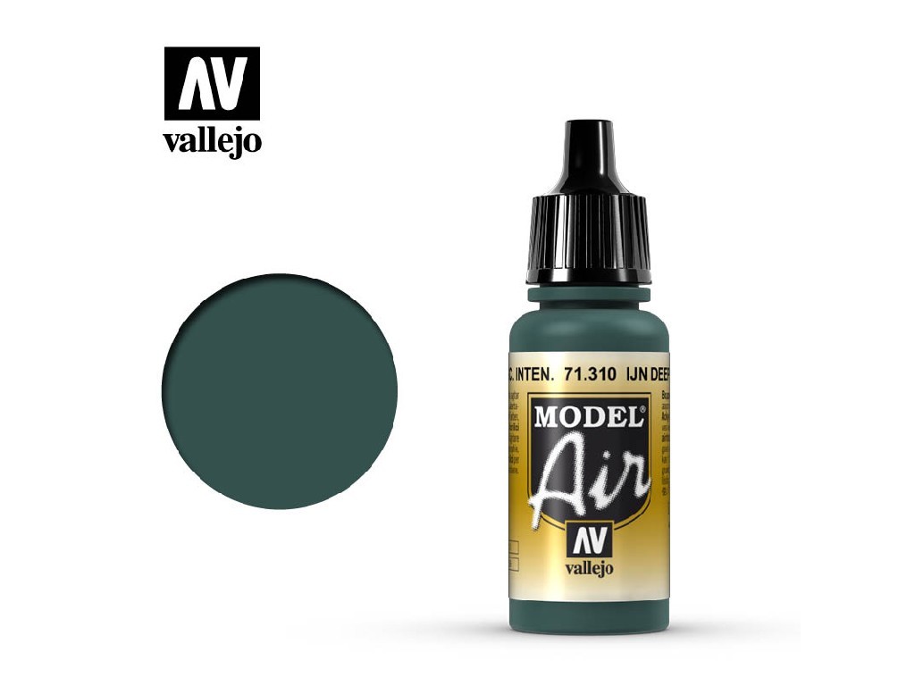 Acrylic color for Airbrush Vallejo Model Air 71310 IJN Deep Dark Green (17ml)