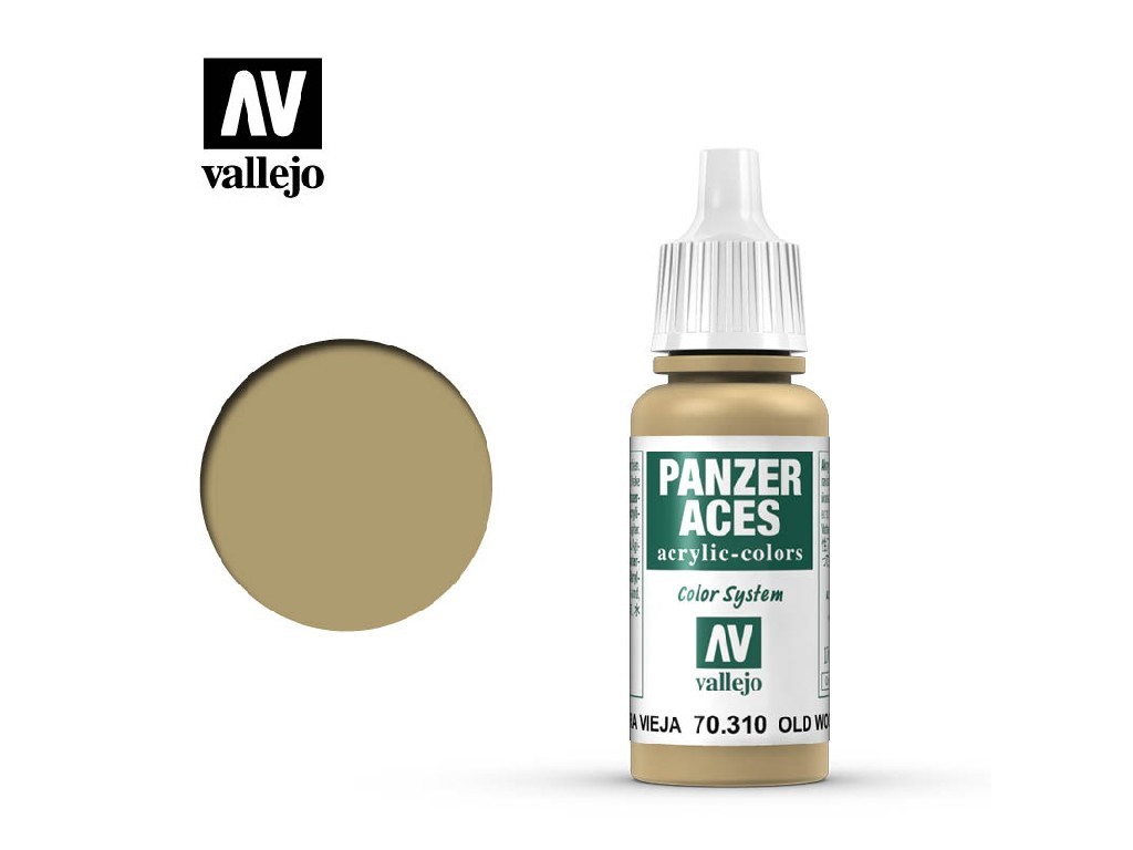 Vallejo Panzer Aces 70310 Weathered Wood (17ml)