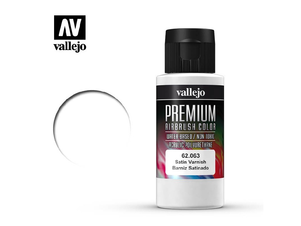 Vallejo PREMIUM Color 62063 Satin Varnish (60ml)