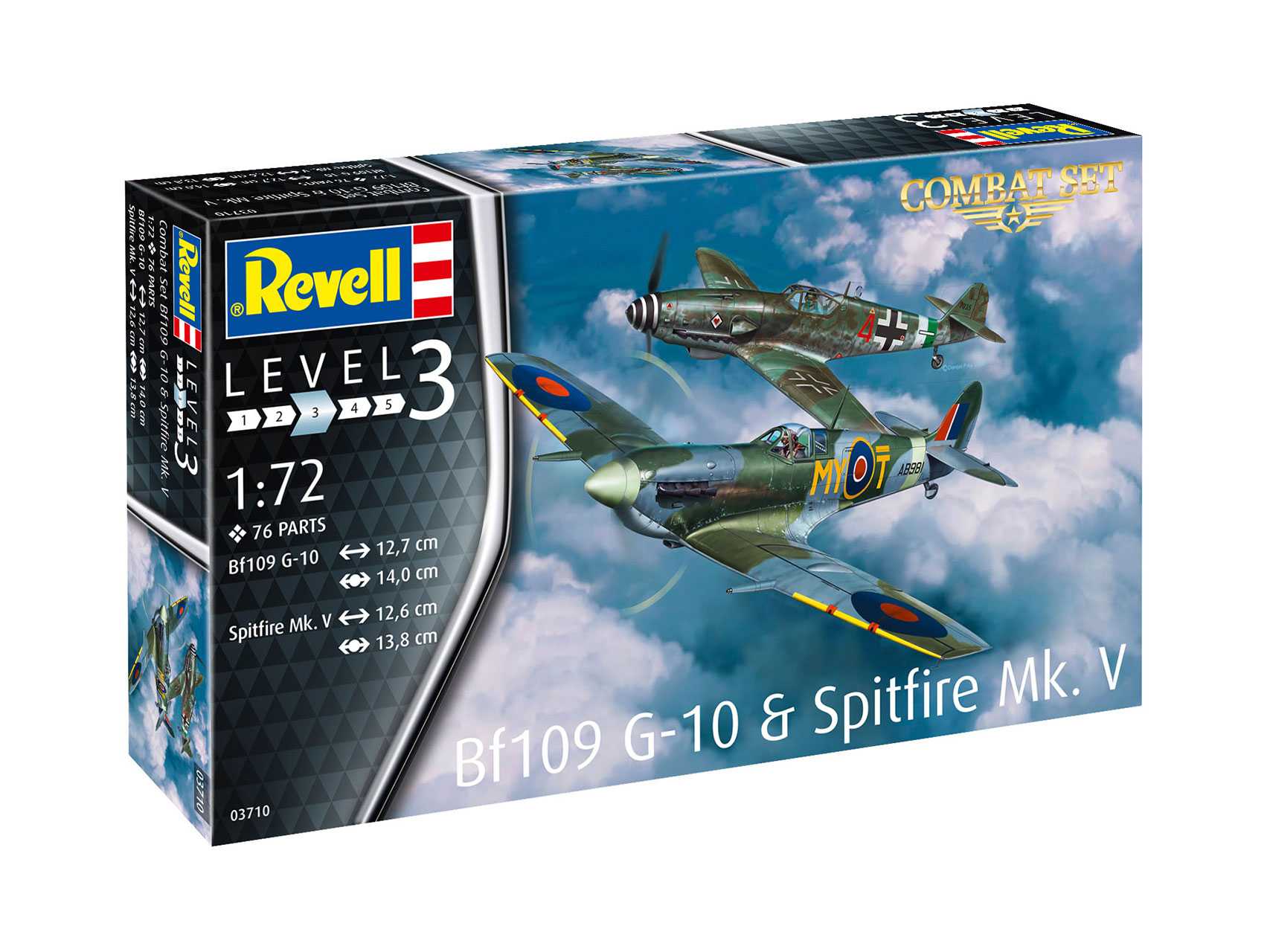 Revell 03710 - Bf109G-10 Spitfire Mk.V (1:72)