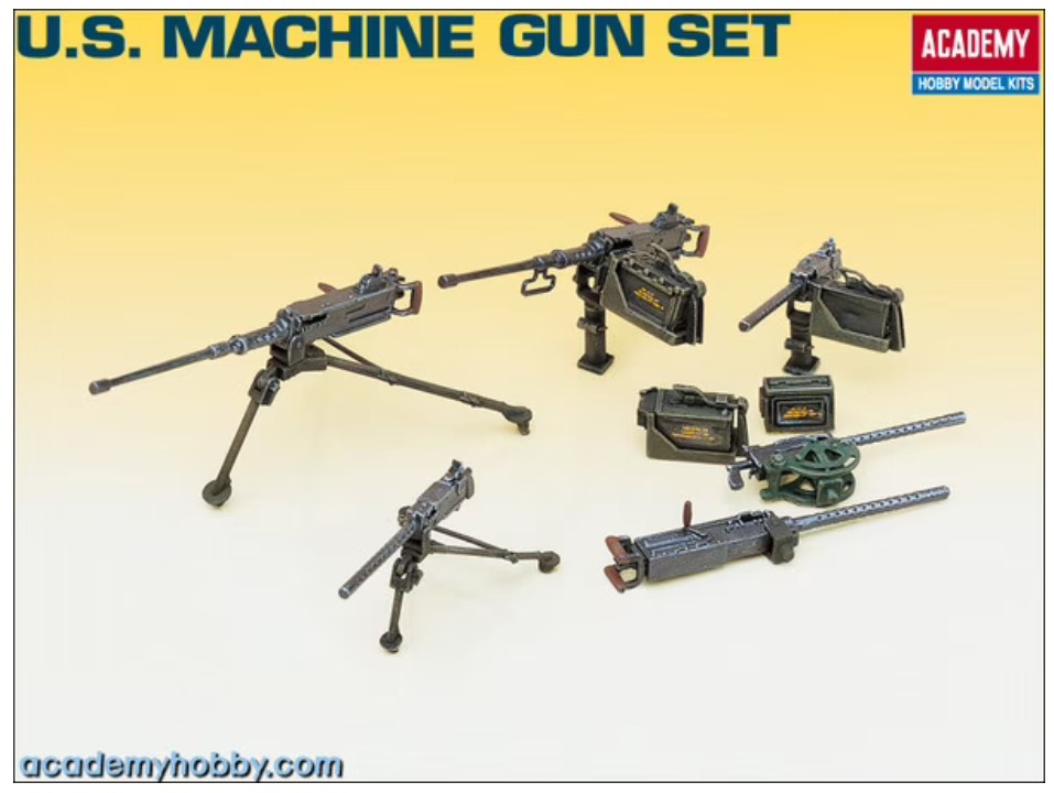  Academy 13262 - US MACHINE GUN SET (1:35)