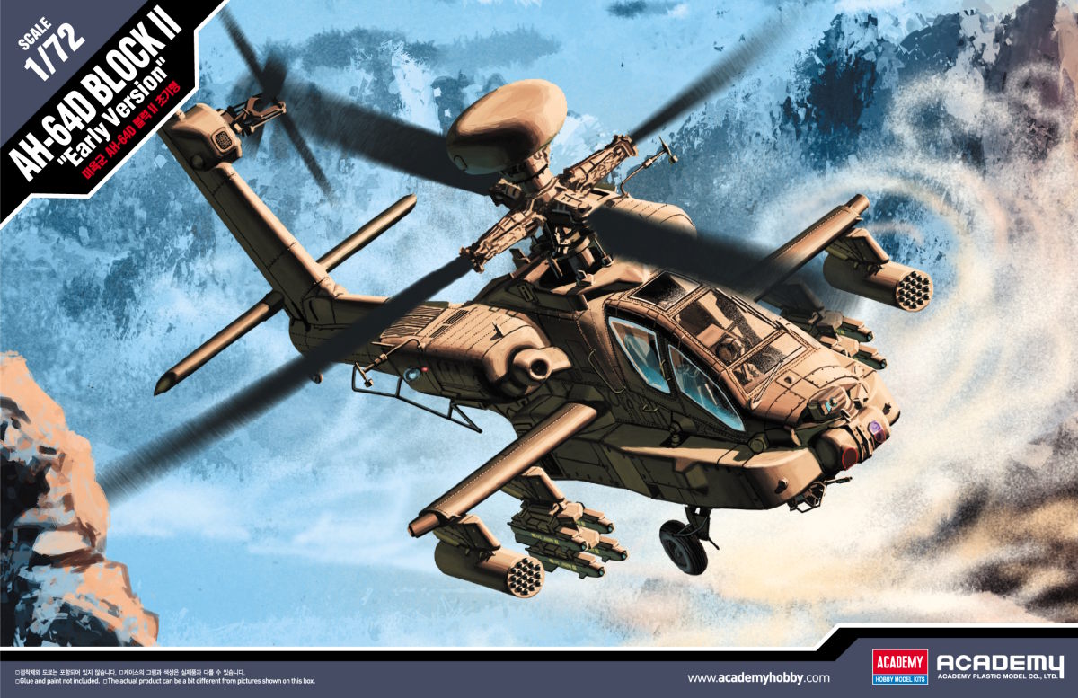 Painted eduard 49201 1/48 Aircraft AH-64D Apache for Hasegawa