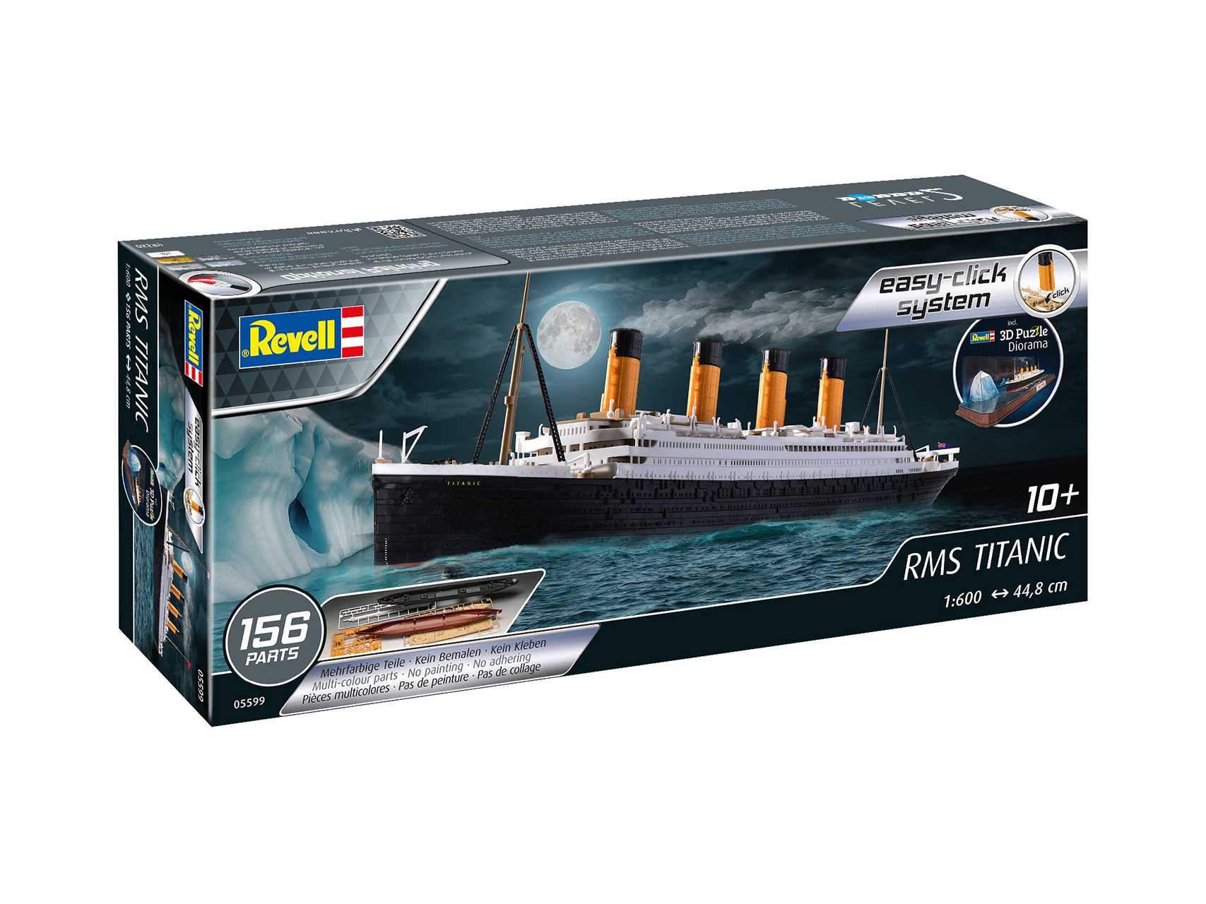 EasyClick diorama 05599 - RMS Titanic + 3D Puzzle (Iceberg) (1:600) | Vše  pro modeláře Art Scale