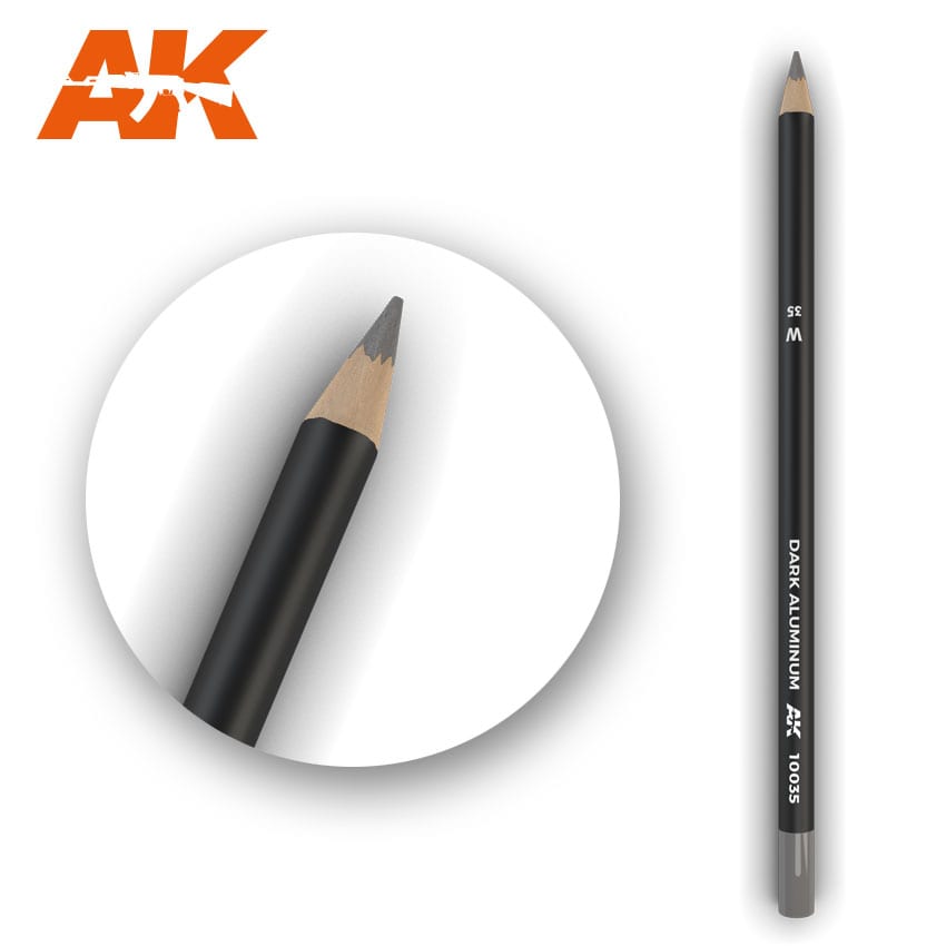 AK AK10035 Watercolor Pencil Dark Aluminum Nickel (1x)