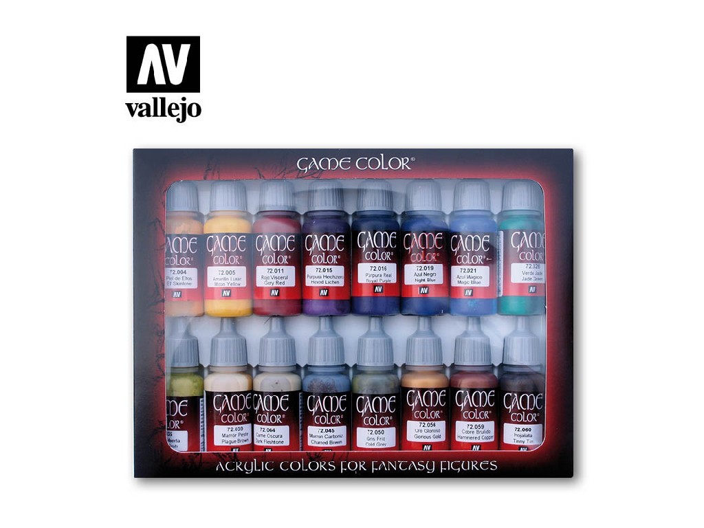 Vallejo Game Color Set 72298 Advanced (16)