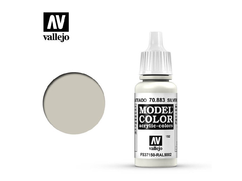 Acrylic color Vallejo Model Color 70883 Silvergrey (17ml)